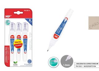 Corrector Liquido Boli Pack (3 Uds.)