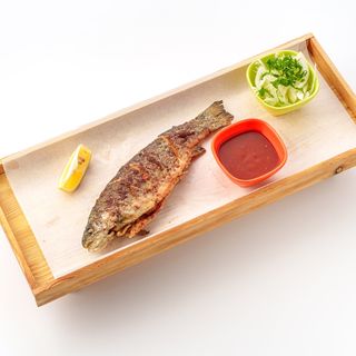 Форель жареная 