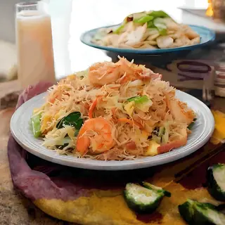 Fideos Fritos Con GAMBAS 虾仁炒粉干