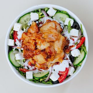 Ensalada César Con Carne Pollo