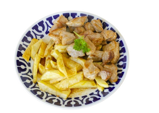 Raxo De Cerdo Con Patatas