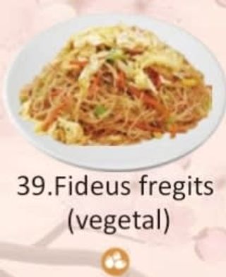 39. Fideus Fregits Vegetal