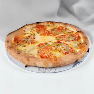 Pizza Quattro formaggi e spianata 500G