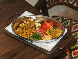 Пряний рис з куркою (360г)