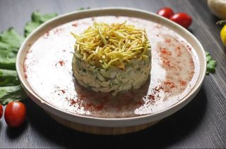 Салат "Гнездо глухаря"