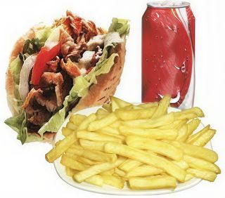 Menú 1 Doner Kebab (Normal)