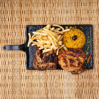 1/2 Poulet Feu De Bois