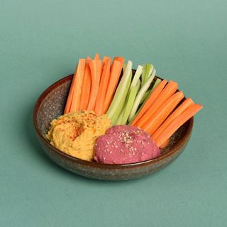 Mix de Hummus con Crudités