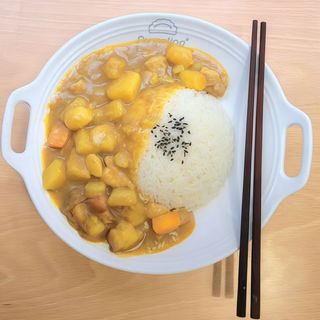 Pollo Al Curry Con Arroz