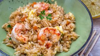 Comida china de arroz
