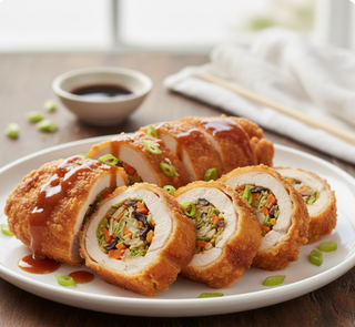 Combinado Enrollado De Pollo