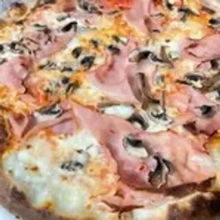 Prosciutto cotto e funghi 