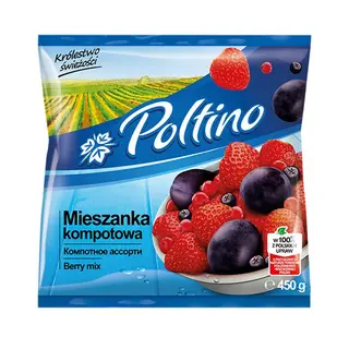 Amestec fructe de padure congelate Poltino 450g