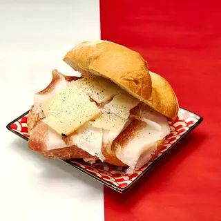 Panino lardo e pecorino