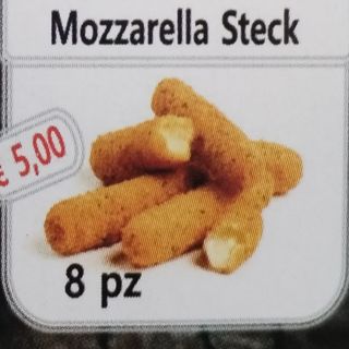 Mozzarella stick - 8 pezzi