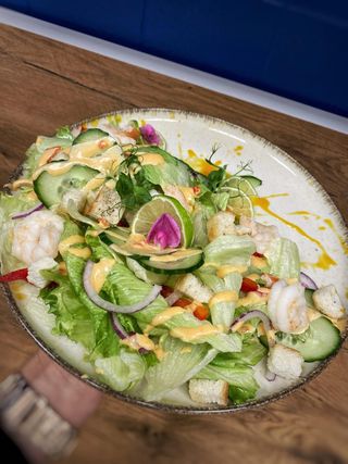 Sałatka z krewetkami