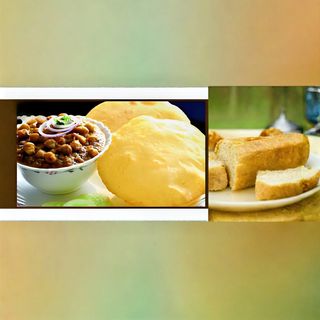 Чоле Баторе-Chole Bhaturi