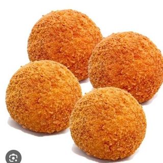 Arancino bianco prosciutto e mozzarella