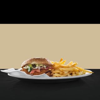 MENU HAMBURGUESA POLLO