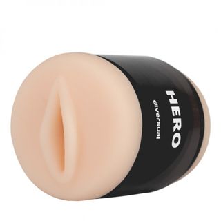 Masturbador Masculino Doble Hero White