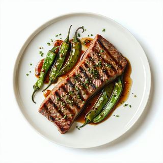 Filetto al pepe verde