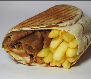 Kebab. z Frytkami