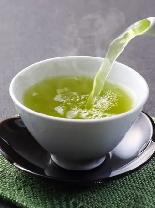 Thè verde caldo