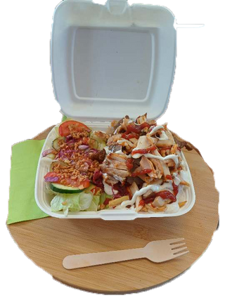 Porcja duża z mięskiem z kurczaka 