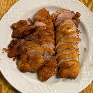 Pato asado 