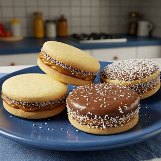 Alfajor de Nueces y Chocolate Negro