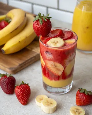 Duo Juice Fraise-Banane