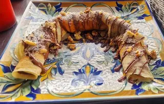 Clatita cu nutella si banane