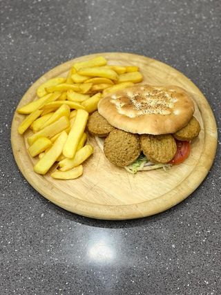 Menù panino falafel