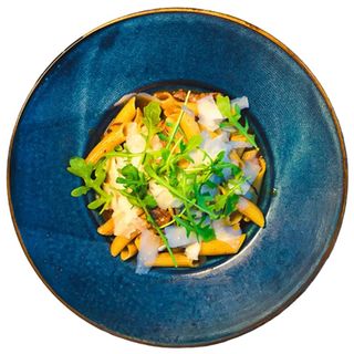 Penne z polędwicą wołową