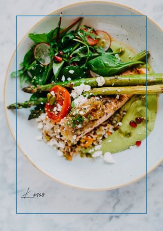 Pieczony łosoś z kolendrą 