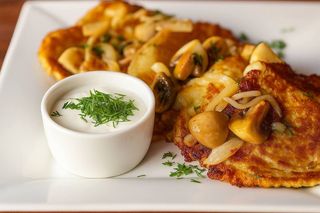 Деруни з грибами (300г)