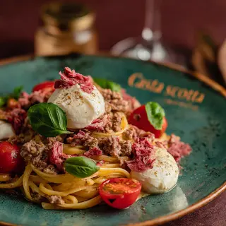 Pasta con salchicha