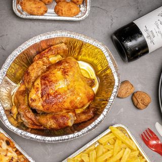 Pollo A L'Ast Con Patatas Y Croquetas De Pollo (6 Uds.)