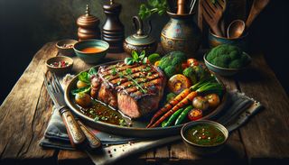 Ceafa de porc la gratar