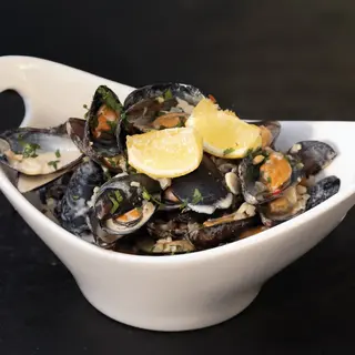Mejillones en leche de coco
