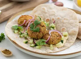 Piadina falafel