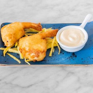 Langostinos con bechamel (6 uds.)