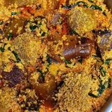 Egusi + 2 Beef  + Kpomo + Pounded Yam 