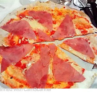 Pizza prosciutto (33 cm.)