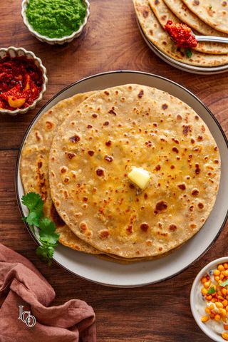 Cheese paneer chapati