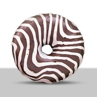 Donut zebrato