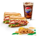 Menú Pollo Asado (30 Cm.)