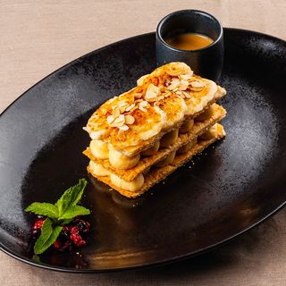 Hot toffee mille - feuille