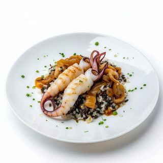 Chipirones a la Plancha con Timbal