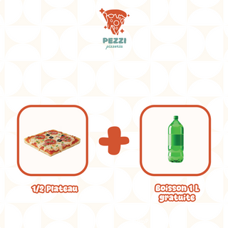 Demi plateau + Boisson Gratuite